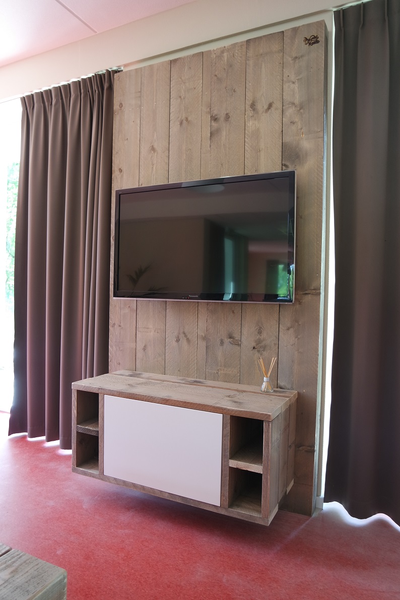 tv wand, tv wand “karel” – wortelwoods, Design ideen